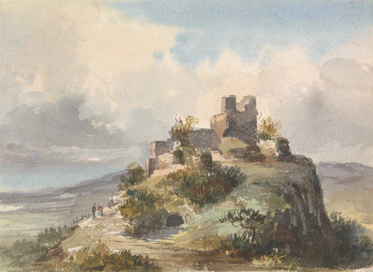 Romok egy domb tetején alkotó: Unknown artist