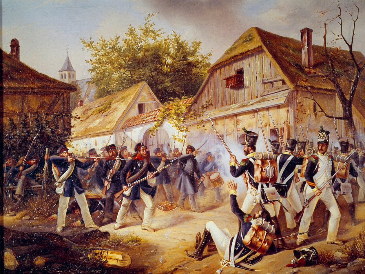 Orosz hadjárat: „” Vandamme csapatainak feladása a culmi csatában (Kulm) 1813.08.30-án”” 1813 Párizs, Armee Múzeum alkotó: Unknown artist