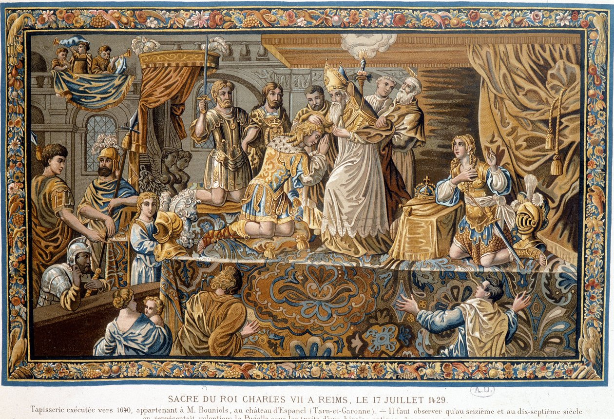 VII. Károly szent király Reimsben július 17-én alkotó: Unknown artist