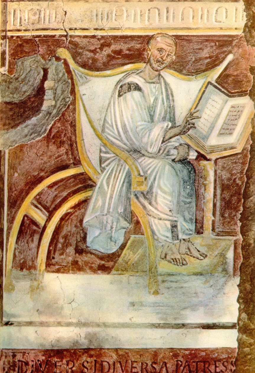 Hippói Szent Ágoston, Laterán, Róma (freskó) alkotó: Unknown artist