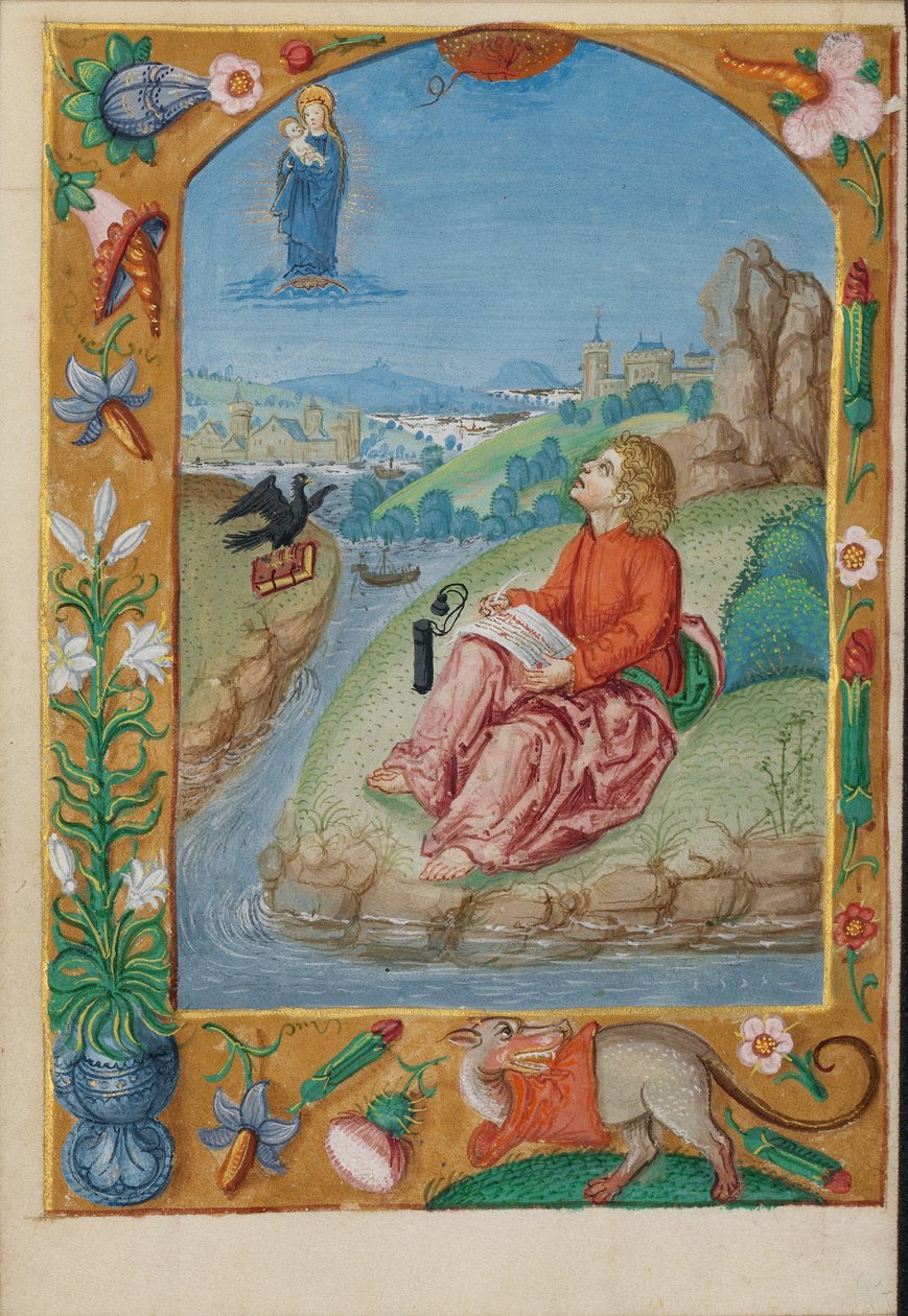 Szent János Patmoszon alkotó: Unknown artist