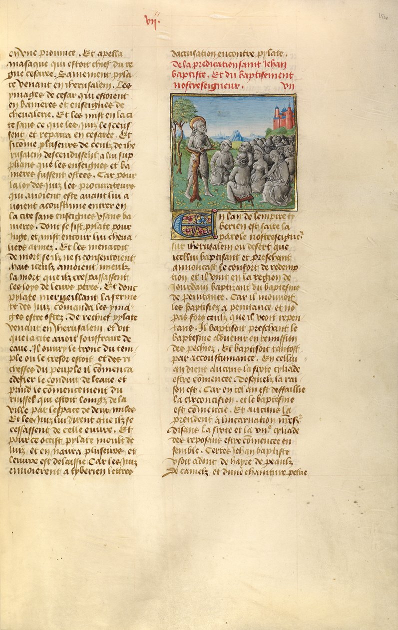 Keresztelő Szent János prédikációja alkotó: Unknown artist