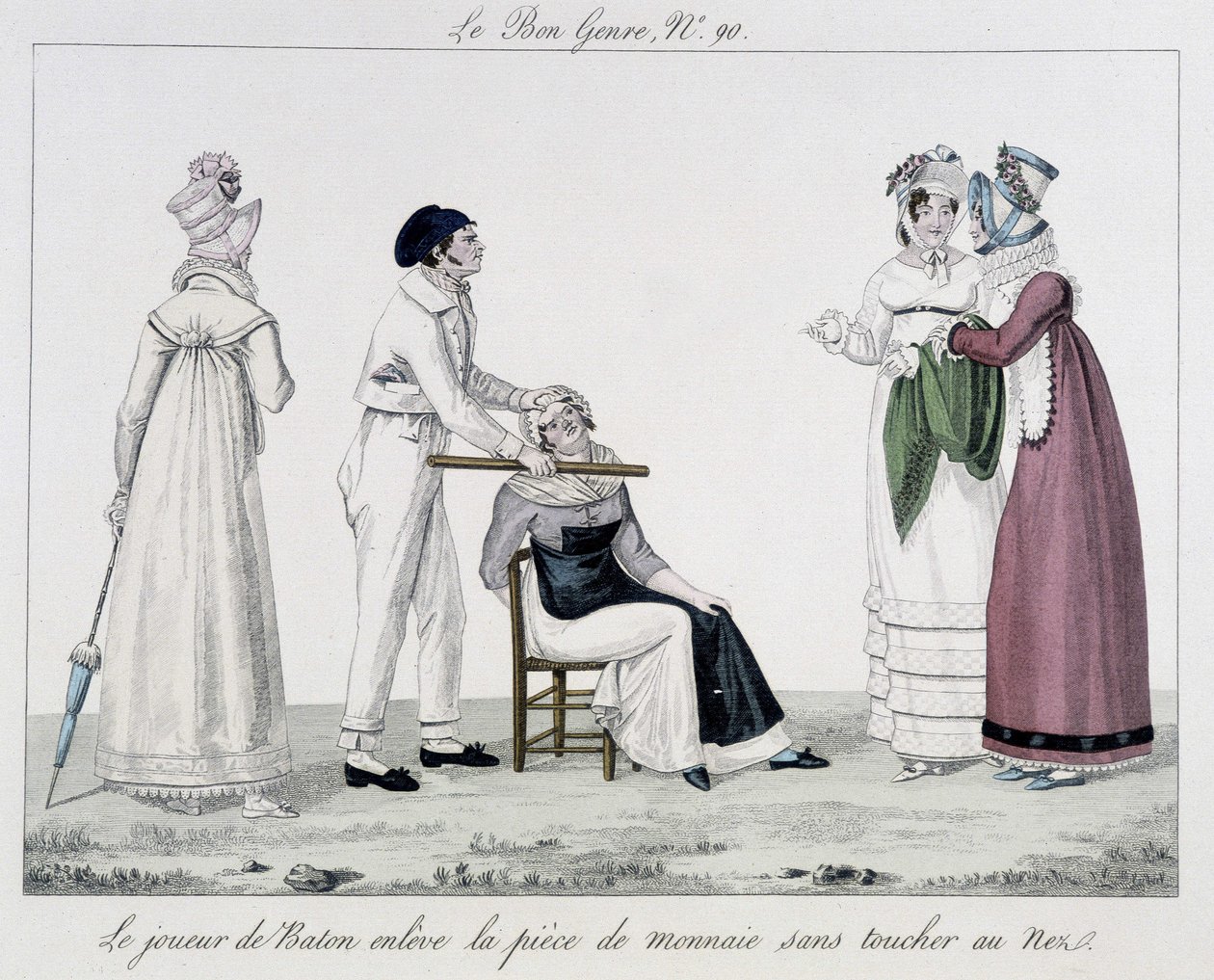 Saltimbanque: a stafétabotos - „A jó műfajban””, deb. 19. század alkotó: Unknown artist