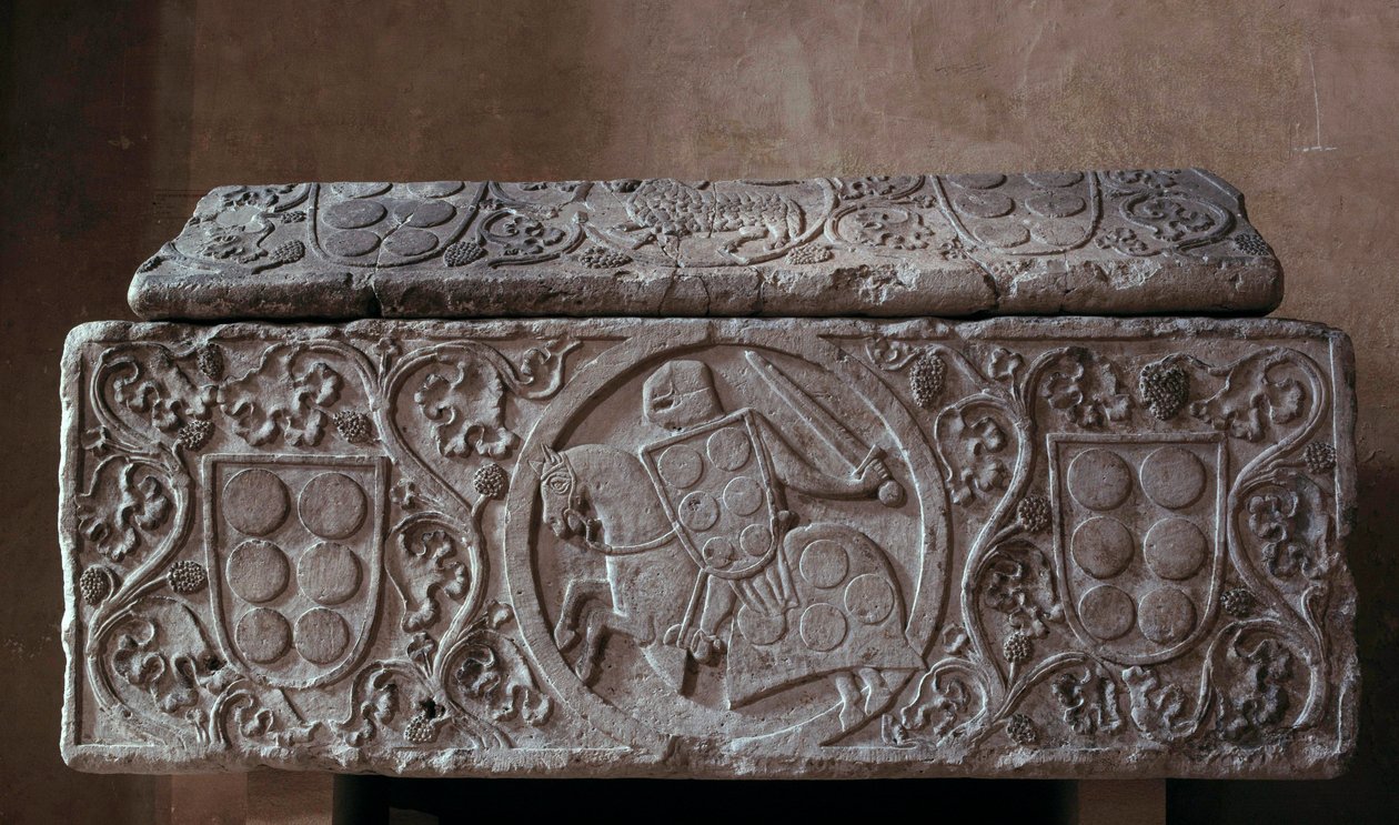 A palotacsalád lovagjának szarkofágja (valószínűleg Hugh a palota) 1292. Toulouse, Jakobinusok temploma alkotó: Unknown artist