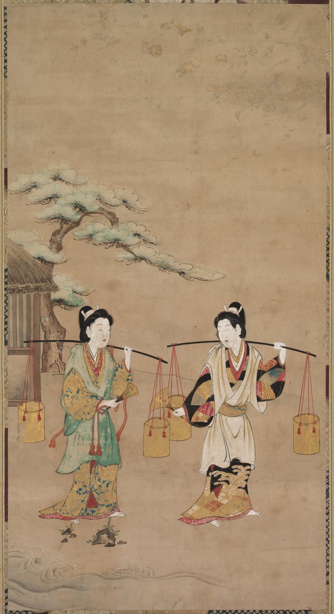 Jelenet egy Noh-játékból alkotó: Unknown artist
