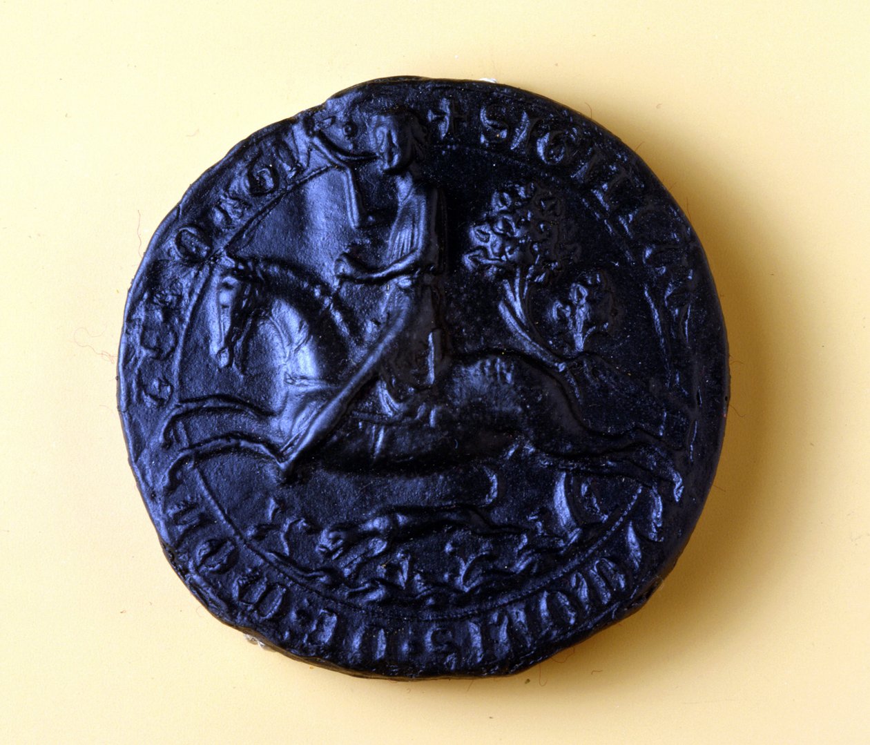 IV. Montfort Simon (1150-1218) pecsétje, részt vett az 5. keresztes hadjáratban 1202-ben és az albigeiek elleni 1209-es keresztes hadjáratban. alkotó: Unknown artist