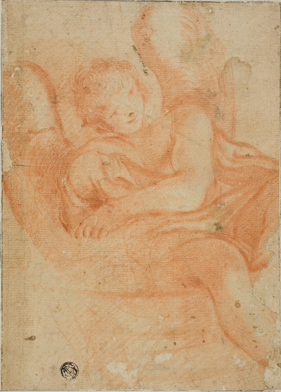 Ülő angyal alkotó: Unknown artist