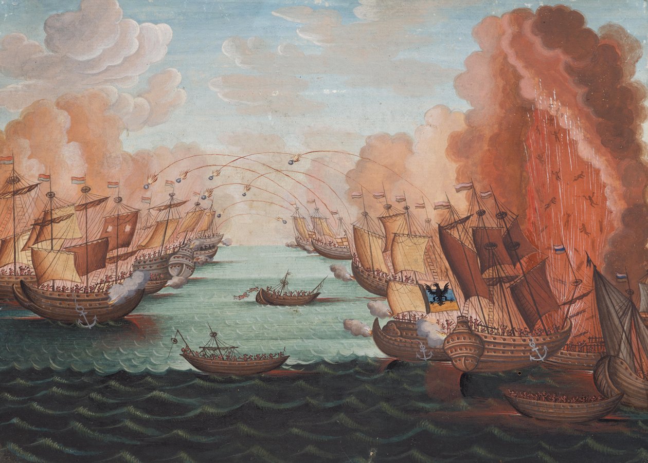 Tengeri csata alkotó: Unknown artist