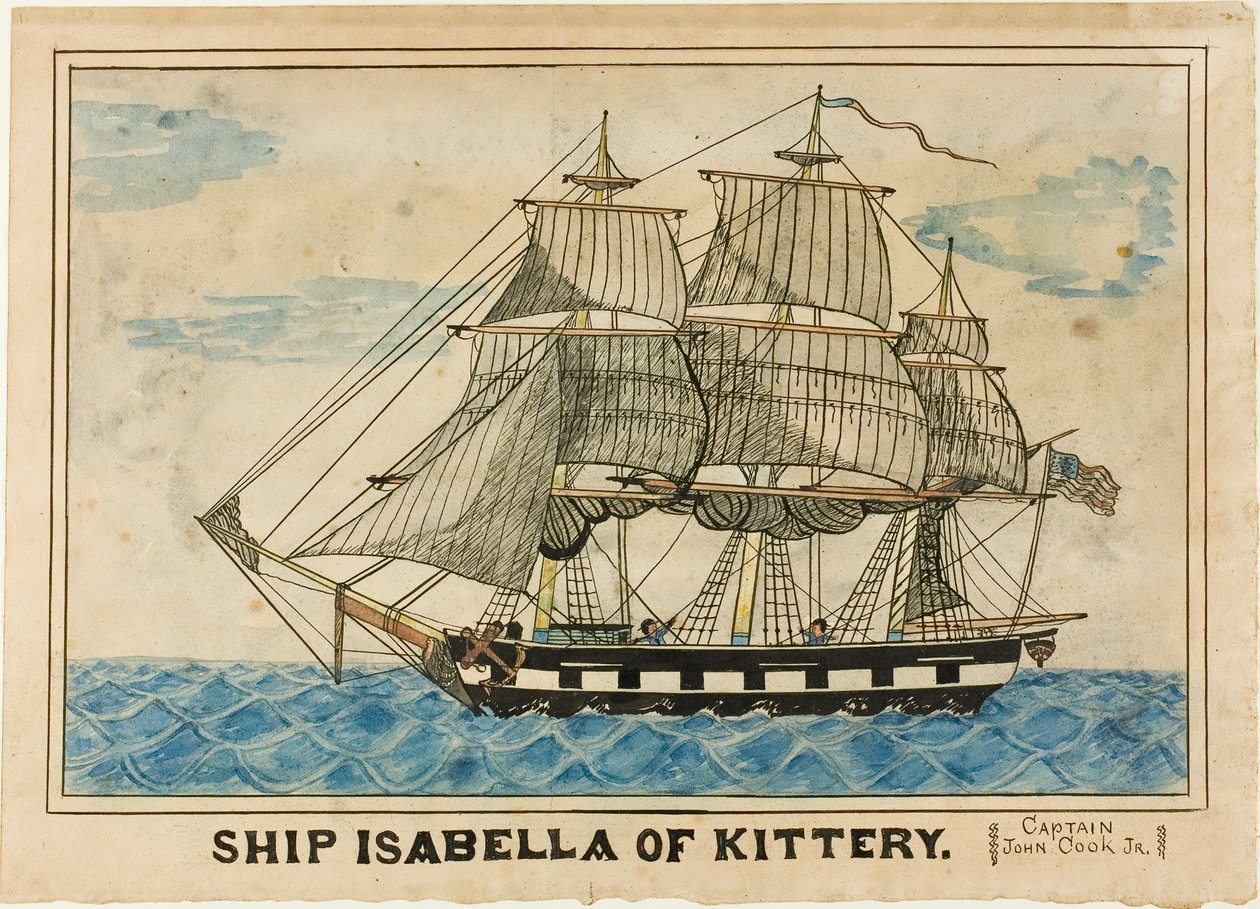 Az Isabella of Kittery hajó alkotó: Unknown artist