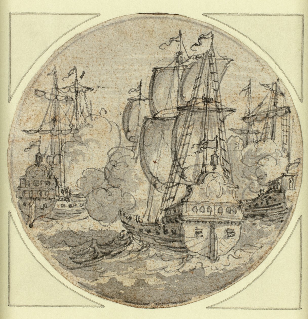 Hajó a vitorlán alkotó: Unknown artist