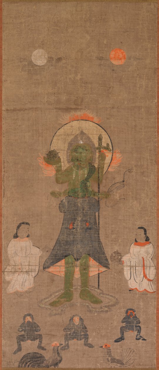 Shomen Kongo: A kék arcú Kongo alkotó: Unknown artist