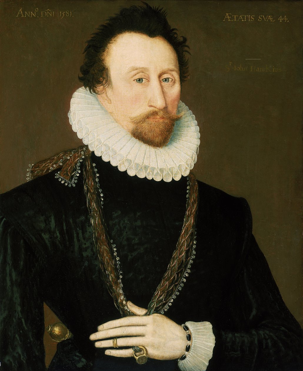 Sir John Hawkins (1532-1595) alkotó: Unknown artist