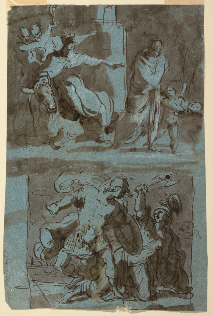 Vázlatok festményekhez alkotó: Unknown artist