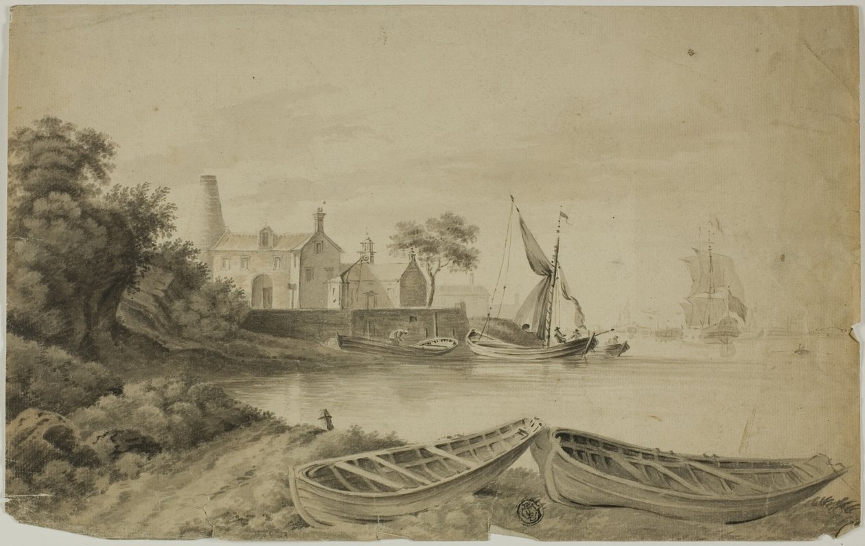Kis holland kikötő szállítással alkotó: Unknown artist