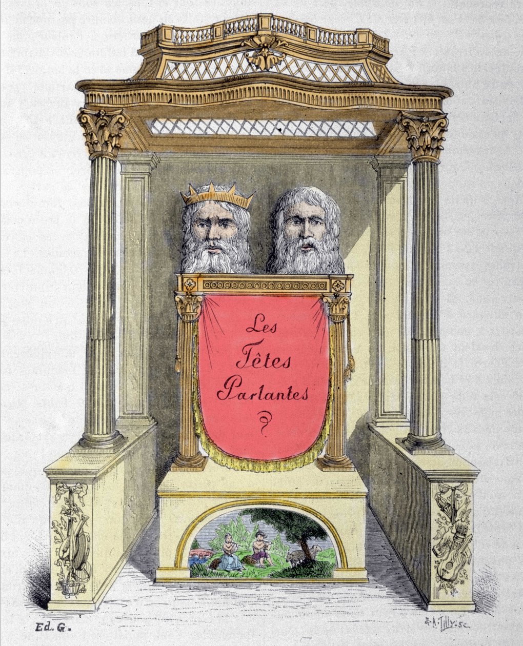 Beszélő fejek, Abbe Mical automatája alkotó: Unknown artist