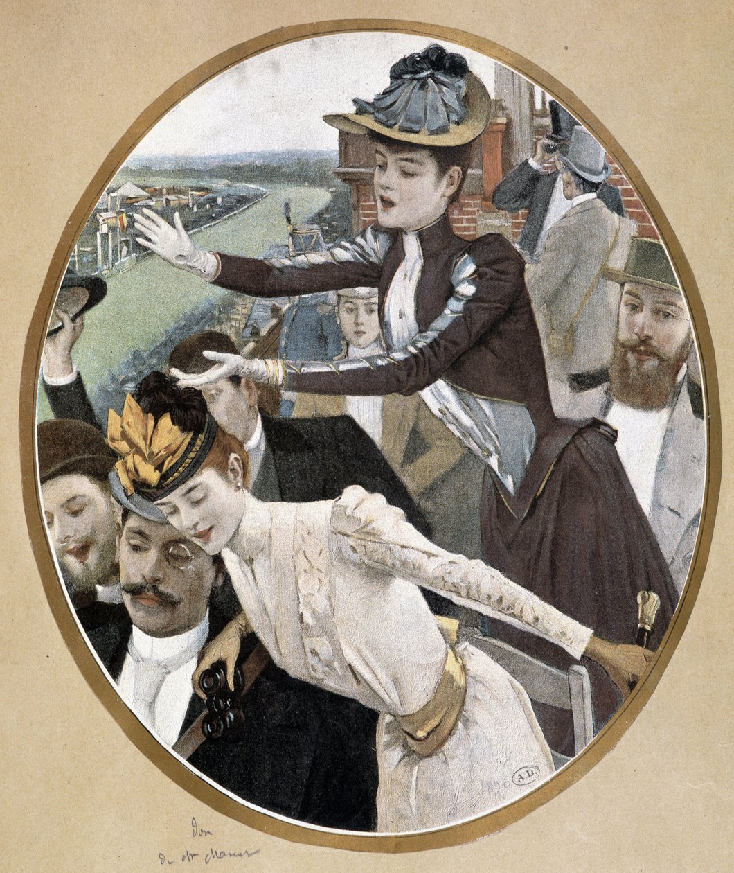 Nézők a versenyeken alkotó: Unknown artist