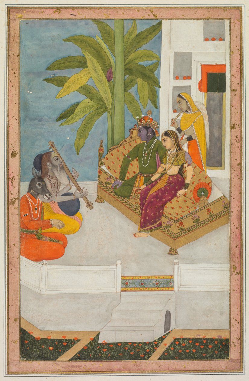 Sri Raga: Illusztráció egy Ragamala sorozatból alkotó: Unknown artist
