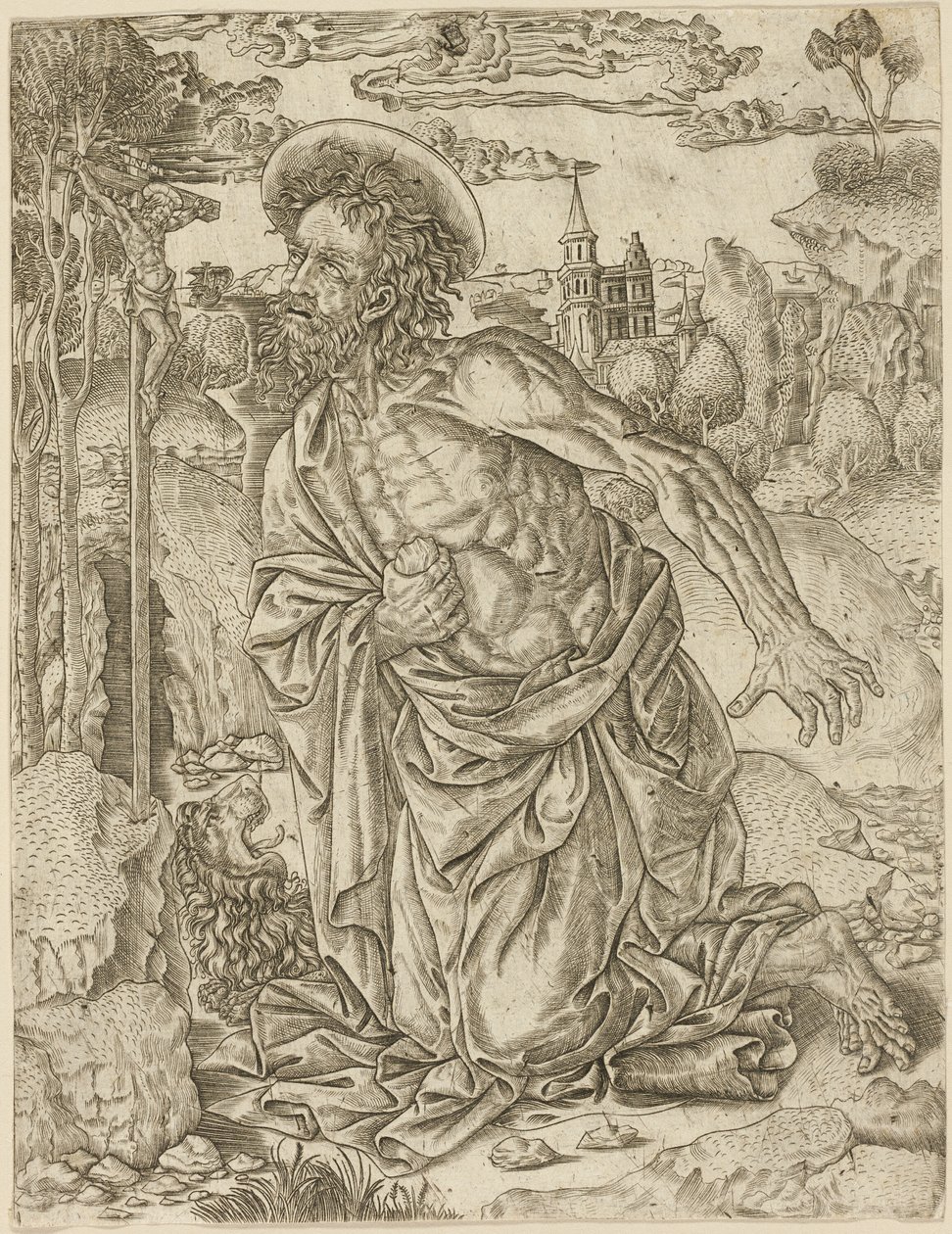 Szent Jeromos a bűnbánatban alkotó: Unknown artist