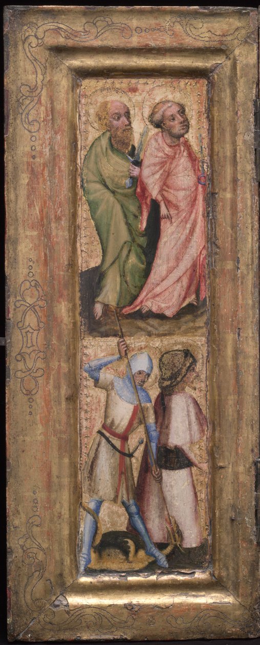 Szent Péter és Szent Pál; Szent György és Nagy Szent Jakab alkotó: Unknown artist