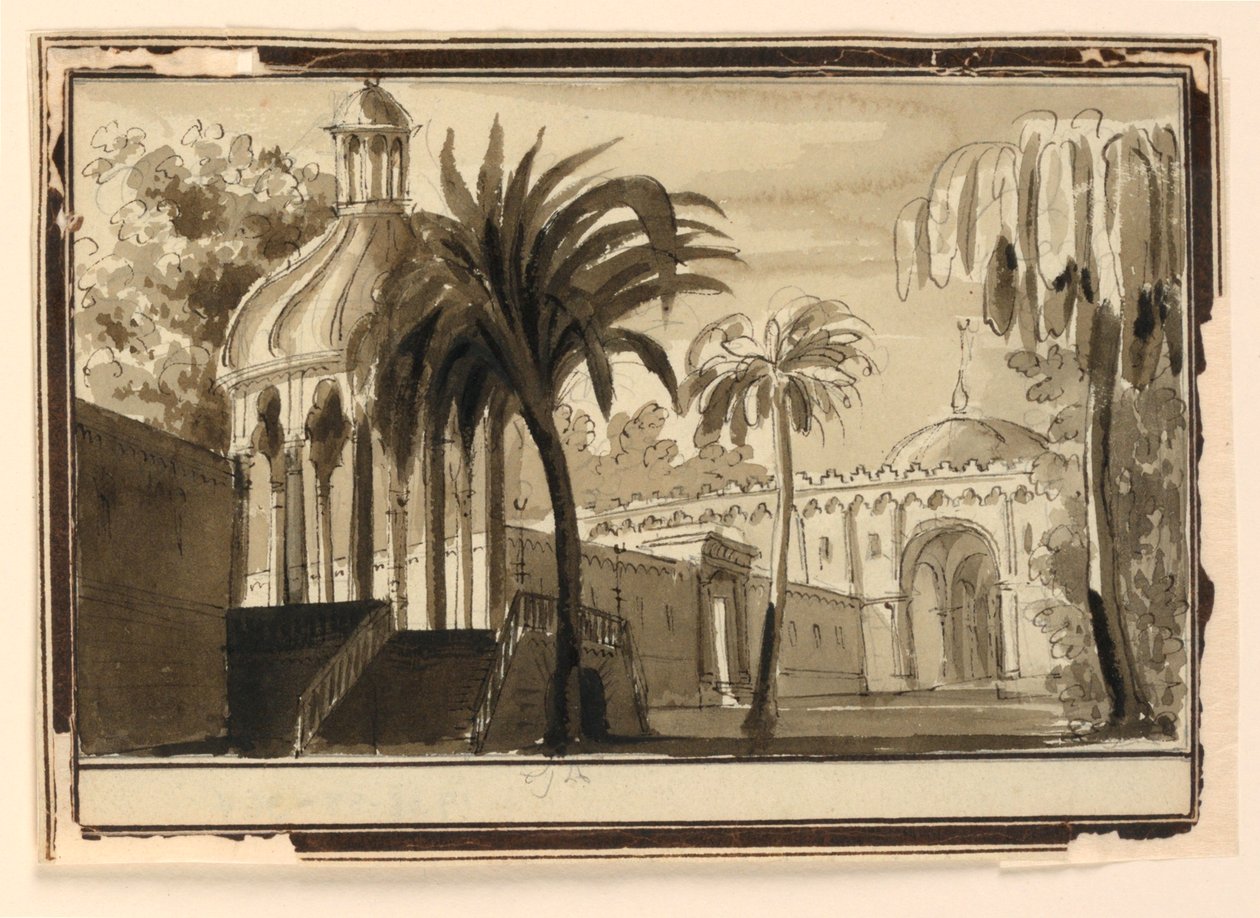 Színpadtervezés, Keleti kertek alkotó: Unknown artist