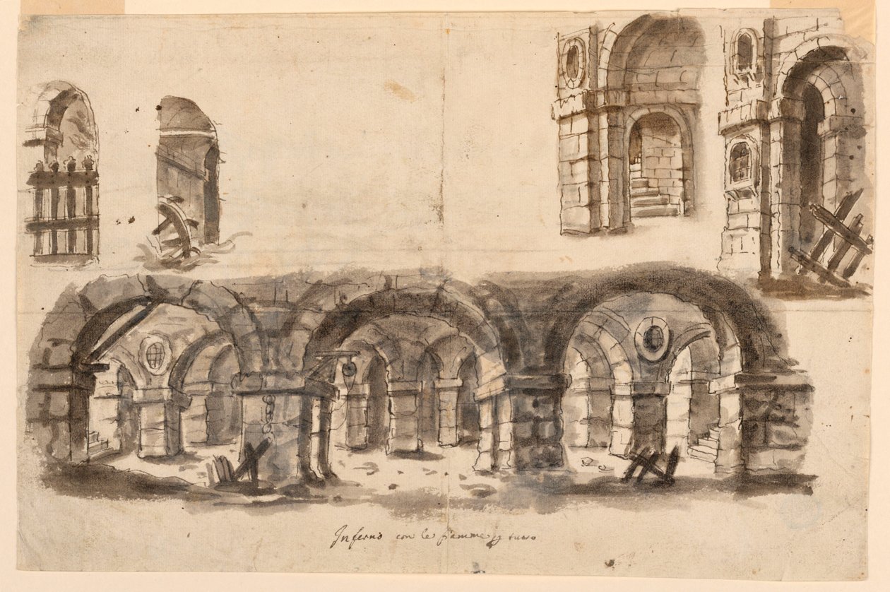 Színpad, börtönpince alkotó: Unknown artist