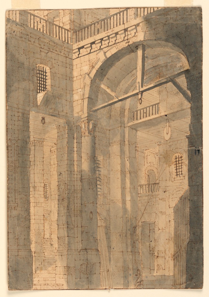 Színpad, Börtönterem alkotó: Unknown artist