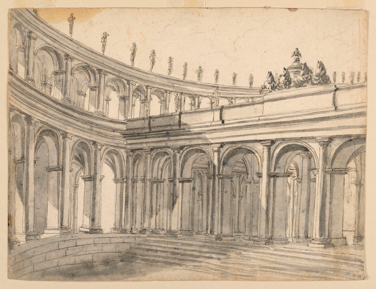 Átrium színpadtervezése alkotó: Unknown artist