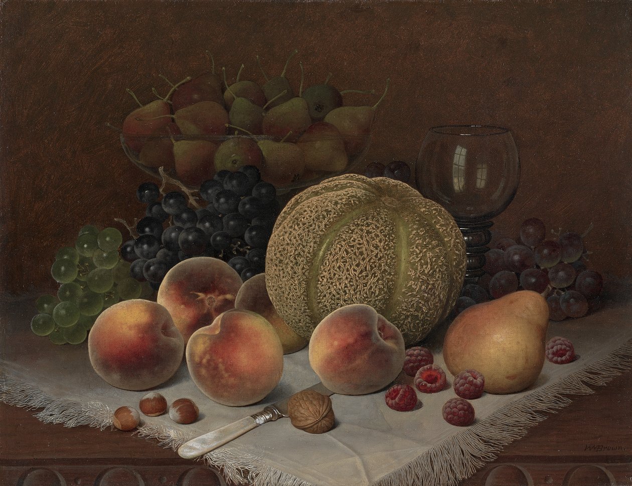 Csendélet sárgadinnyével alkotó: Unknown artist