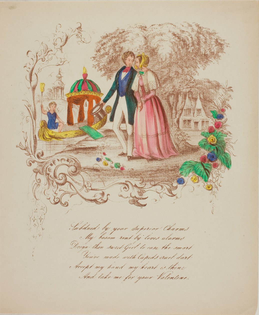 A felsőbbrendű bájaid által leigázva (Valentin) alkotó: Unknown artist
