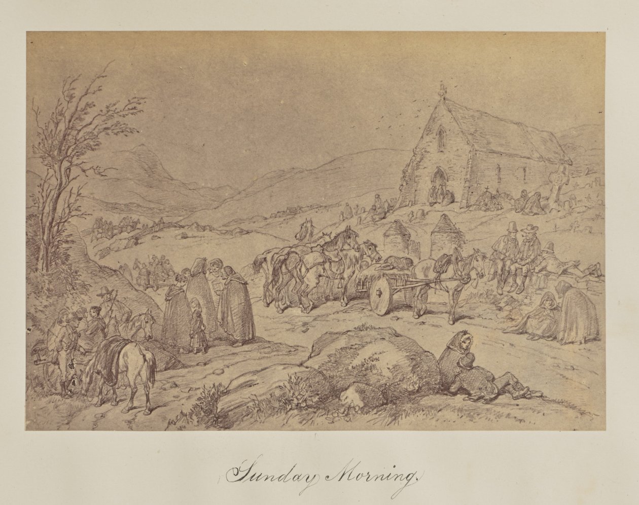 Vasárnap reggel. alkotó: Unknown artist