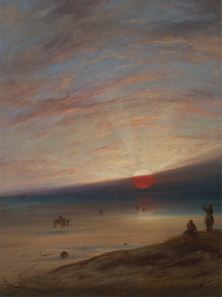Naplemente Sark tengerpartján alkotó: Unknown artist