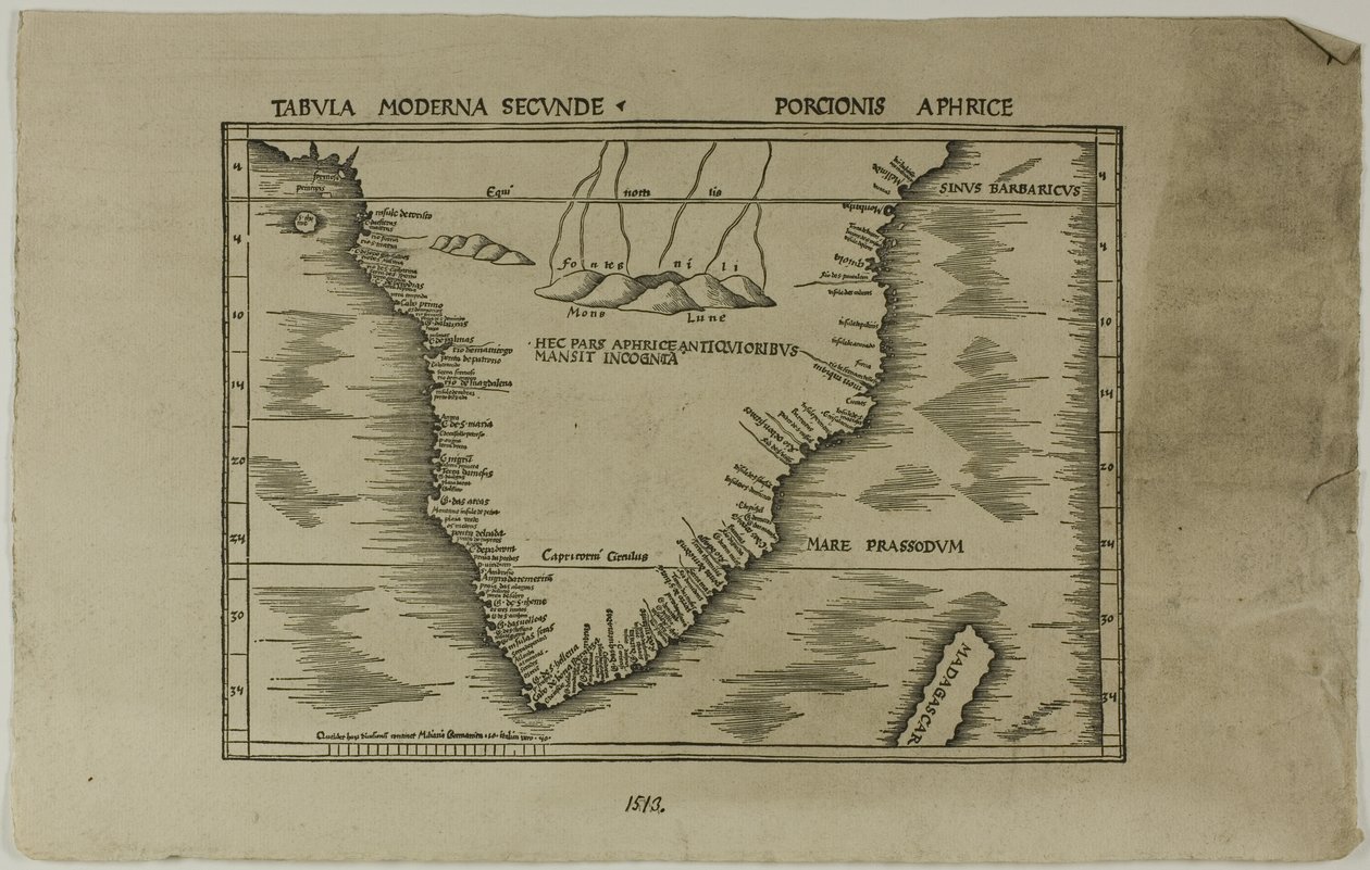 Tabula Moderna Secunde Porcionis Aphrice alkotó: Unknown artist