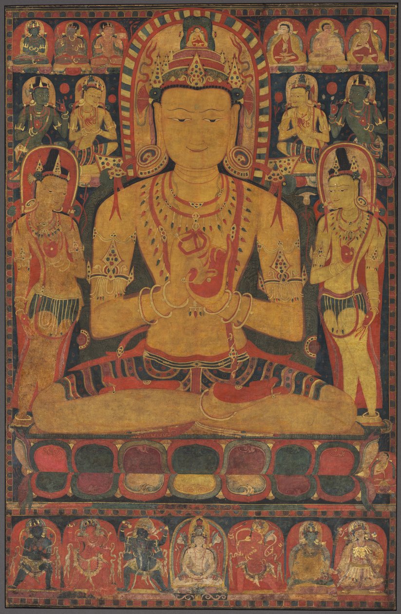 Tantrikus Buddha Vairochana, mint Vadzsrasattva alkotó: Unknown artist