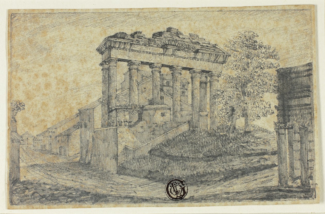 Concord temploma Campidoglio lábánál alkotó: Unknown artist