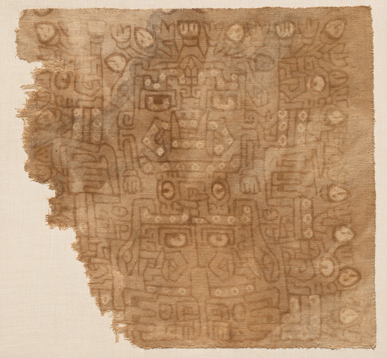 Textil töredék pamut istennővel alkotó: Unknown artist