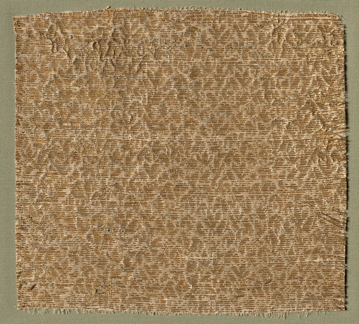 Textil apró levelekkel alkotó: Unknown artist