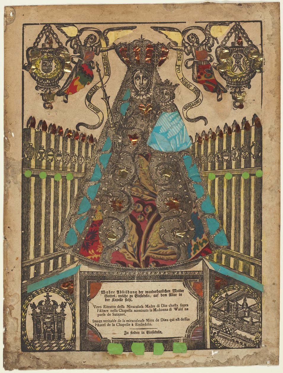 Az Einsiedeln Madonna imádása alkotó: Unknown artist