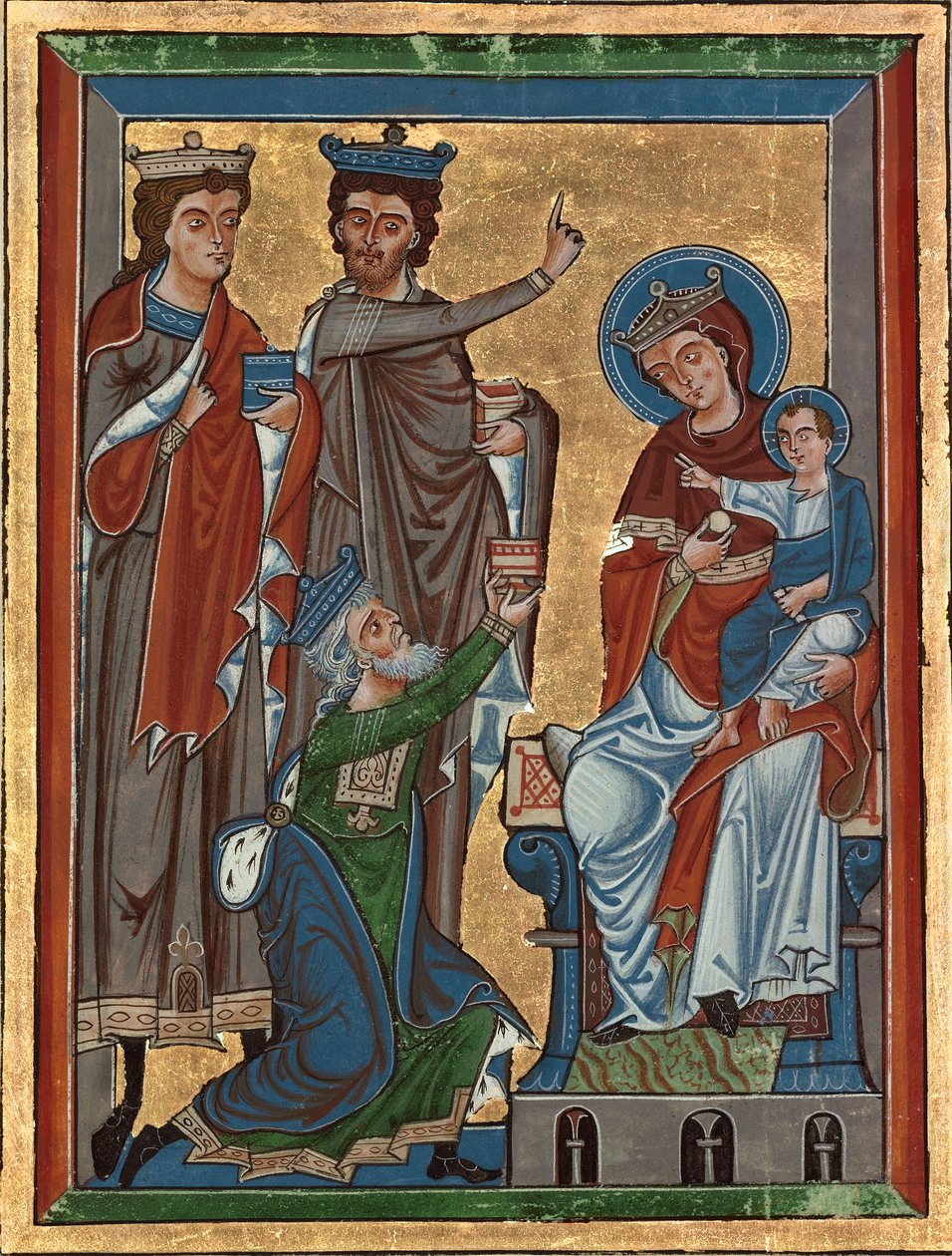 A bölcsek imádása alkotó: Unknown artist