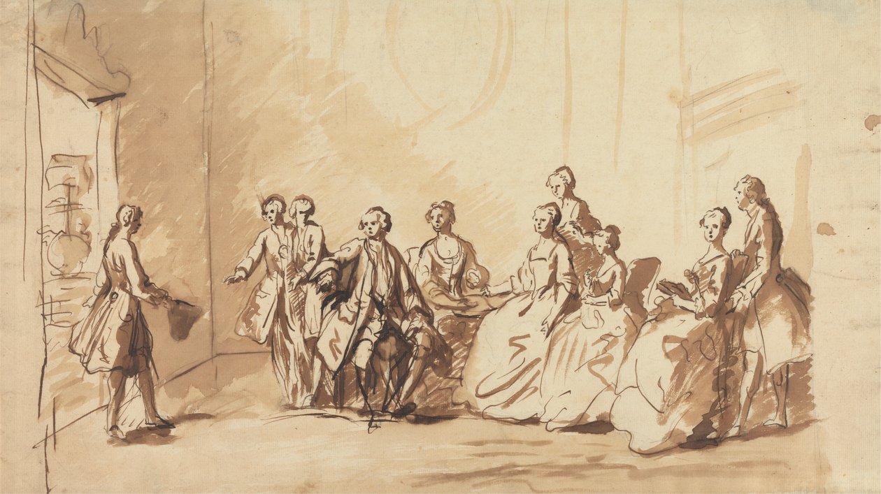 Frigyes herceg érkezése Hannoverből 1728-ban? alkotó: Unknown artist