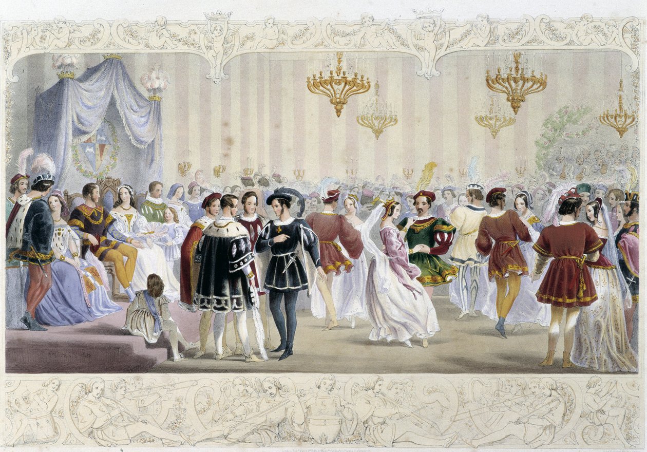 The Ball at the Court – J. Whatman „Anglia lovagja” című művében, szerk. T. M