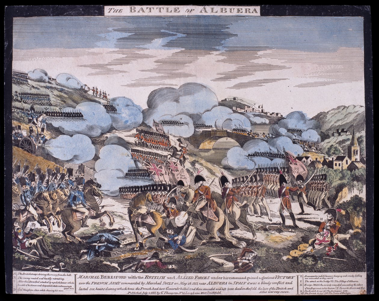 Az albuerai csata alkotó: Unknown artist
