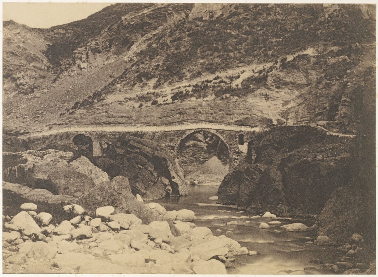 Palalda hídja (Amelie Les-Bains közelében) alkotó: Unknown artist