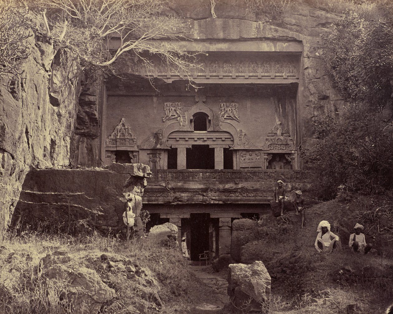 Az ácsok barlangja. Ellora alkotó: Unknown artist