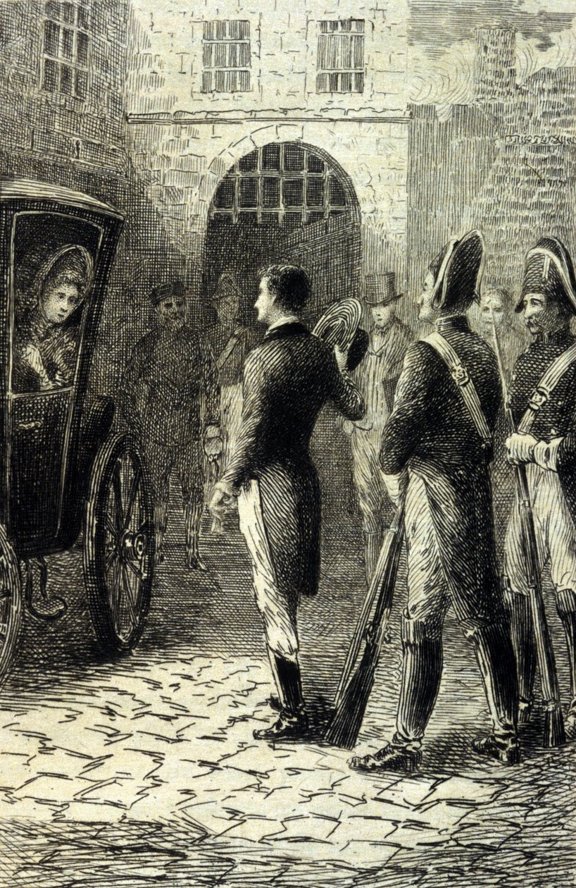 Stendhal parmai charterháza. 19. századi metszet. alkotó: Unknown artist