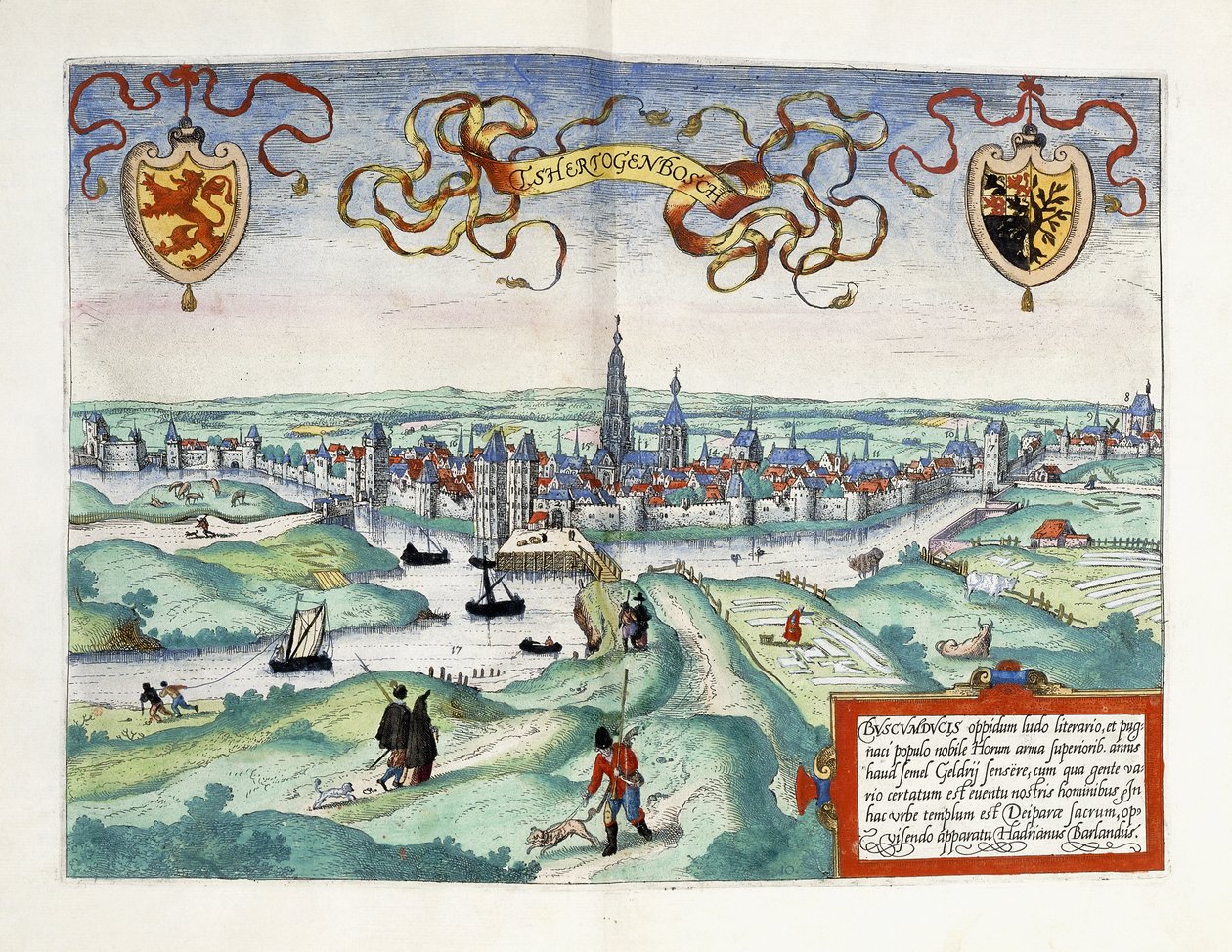 S-Hertogenbosch városa, Hollandia, 1588 alkotó: Unknown artist