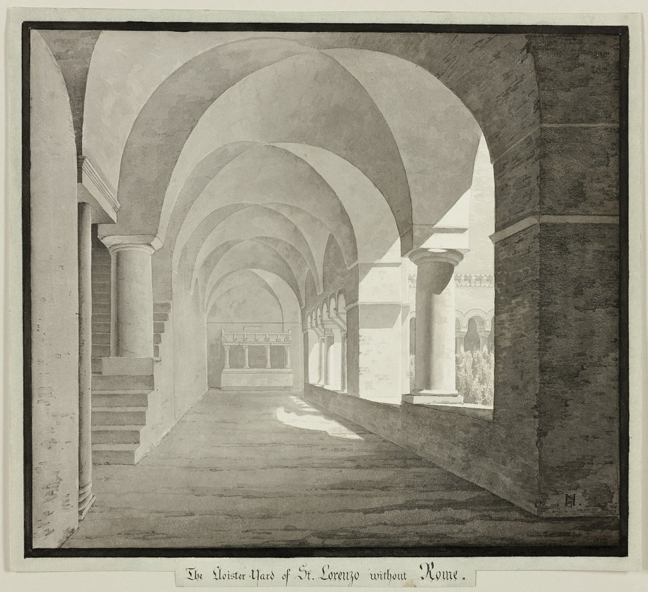 A San Lorenzo Fuori le Mura kerengő, Róma alkotó: Unknown artist