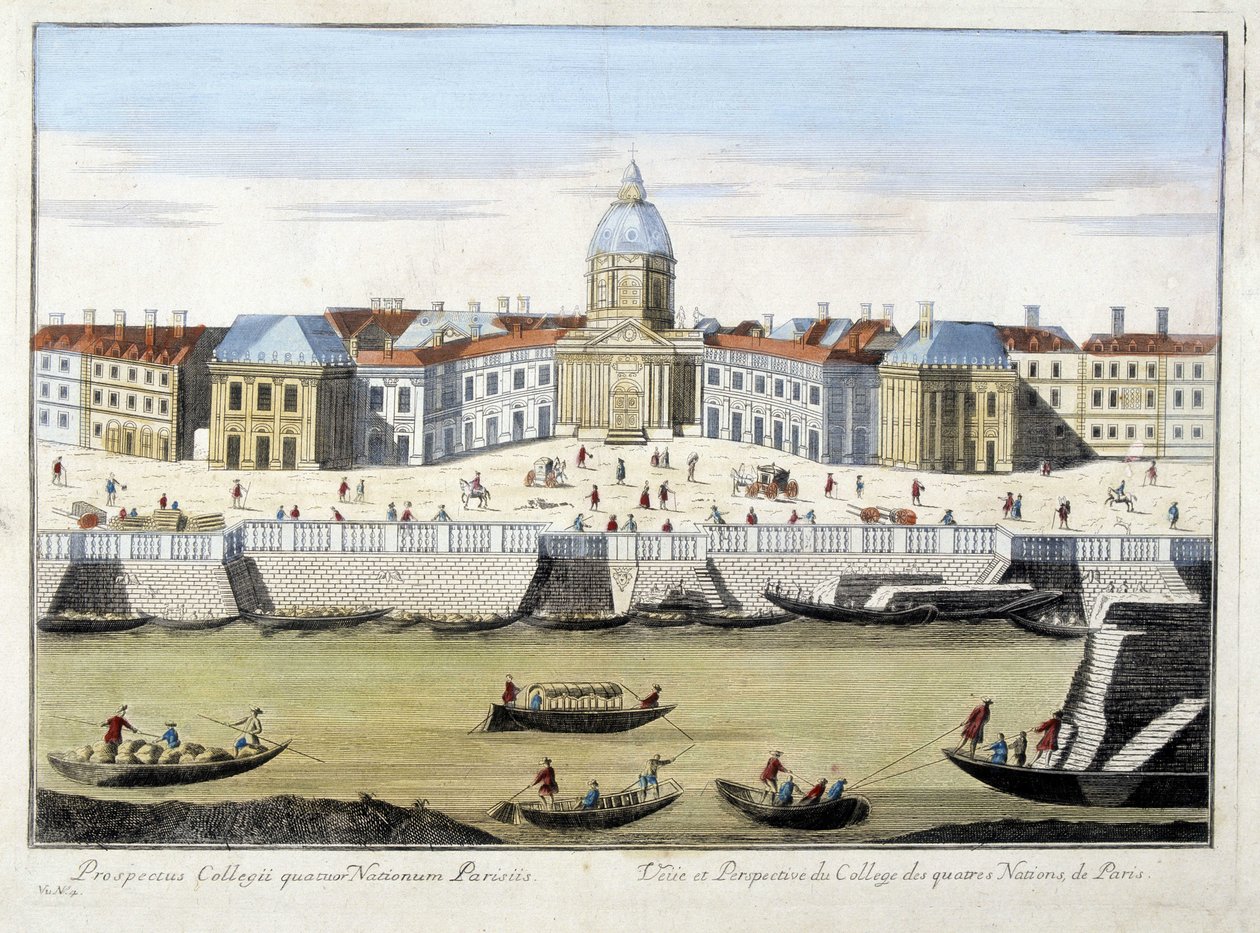 A Négy Nemzet Kollégiuma - metszet alkotó: Unknown artist
