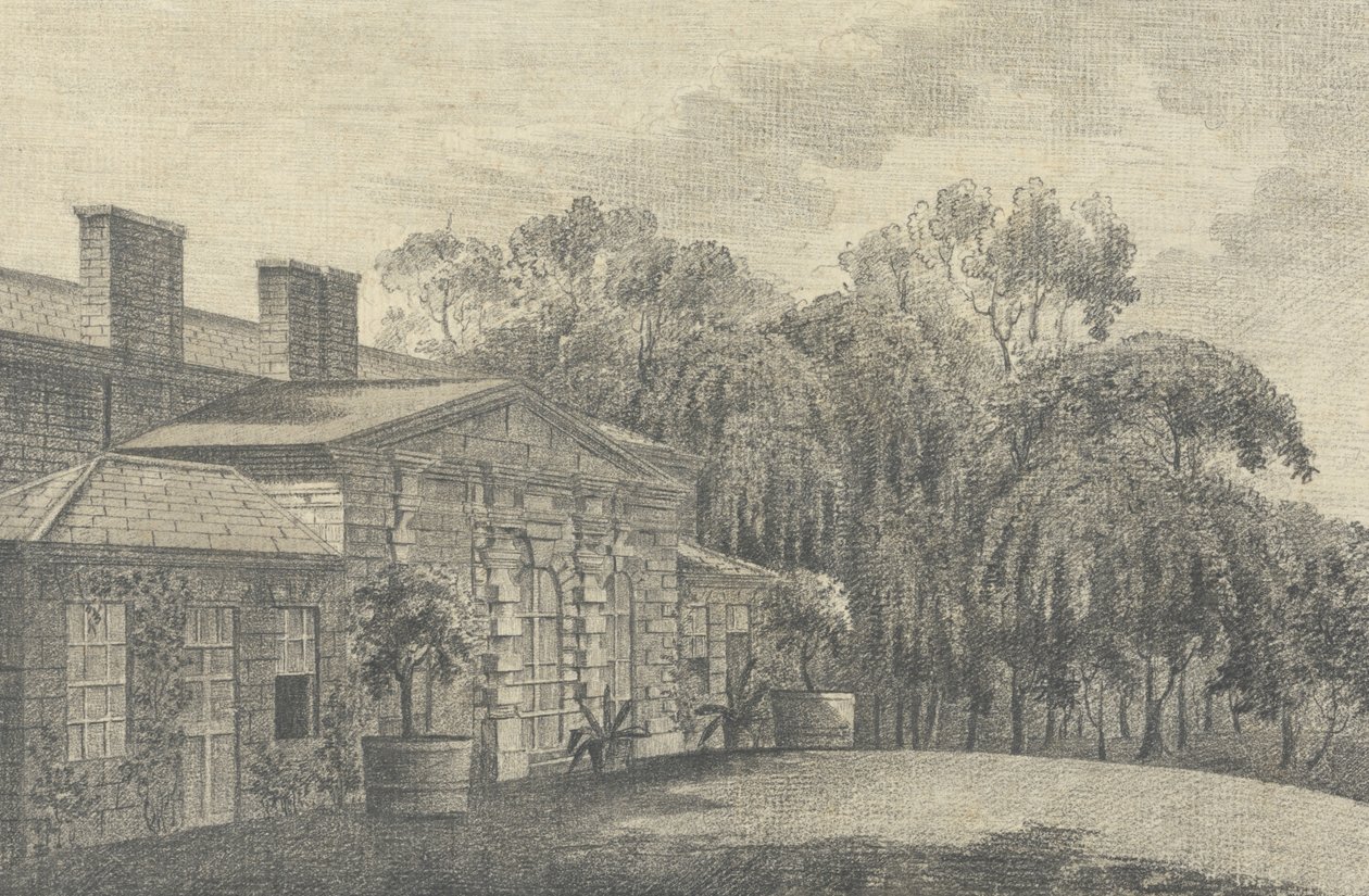A konzervatórium a Wentworth Woodhouse-ban, Yorkshire-ben alkotó: Unknown artist