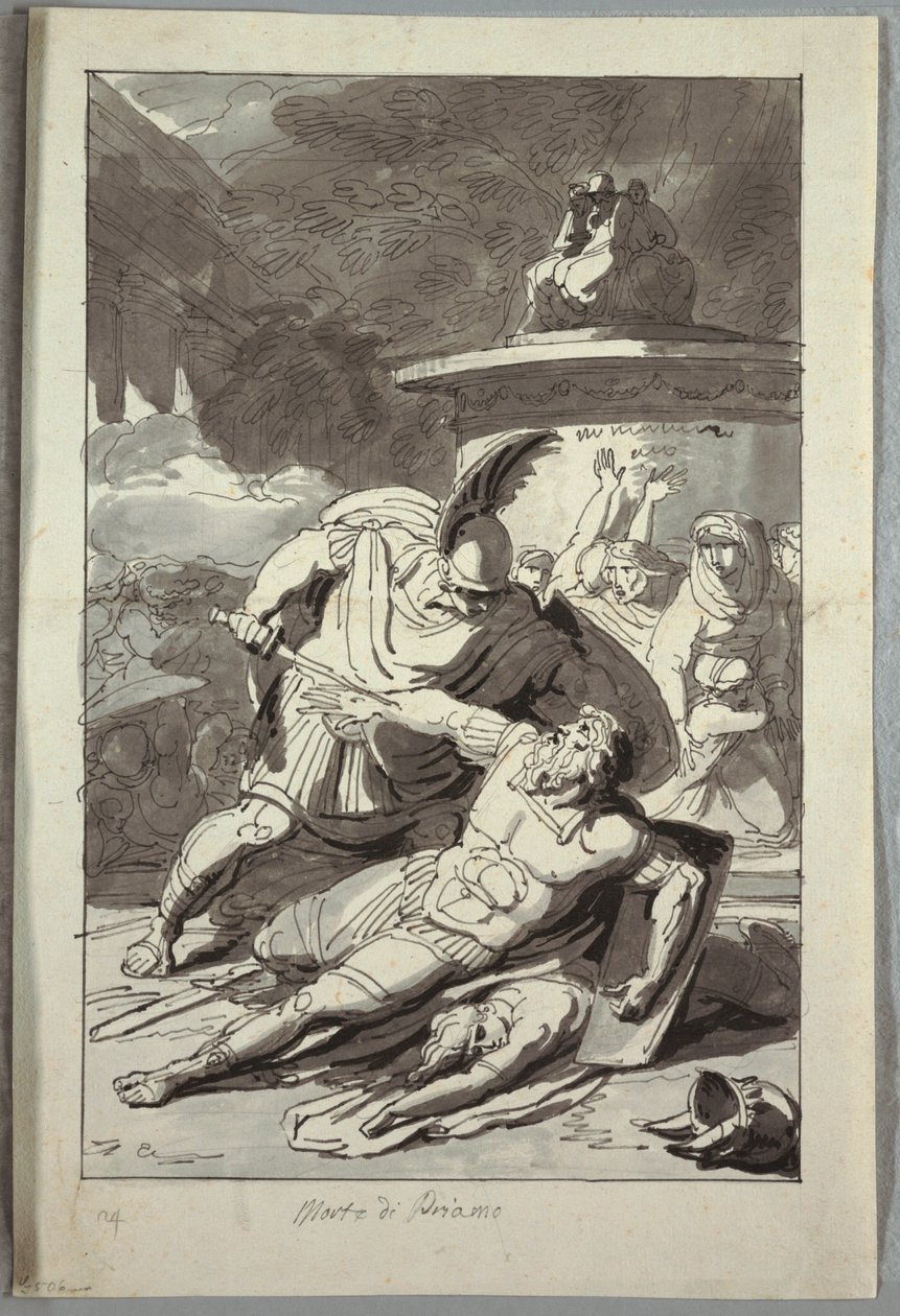 Priamosz halála alkotó: Unknown artist