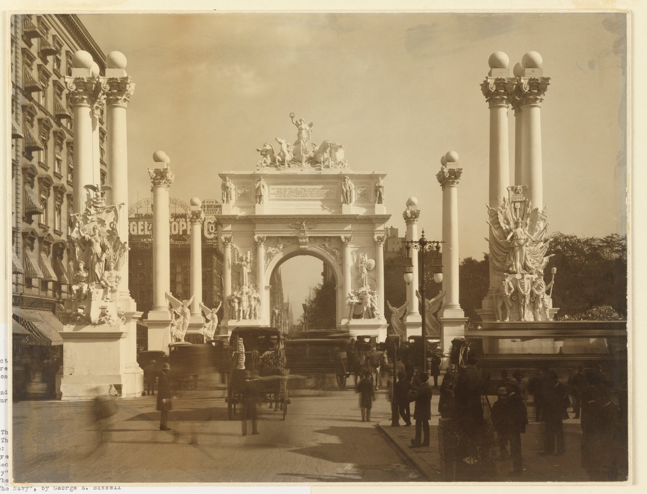 A Dewey Arch, Madison Square, New York alkotó: Unknown artist
